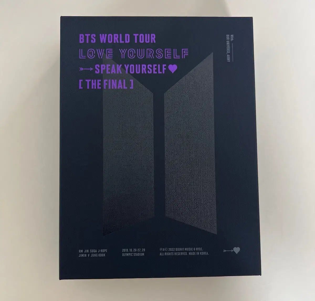 BTS SPEAK YOURSELF ブルーレイ