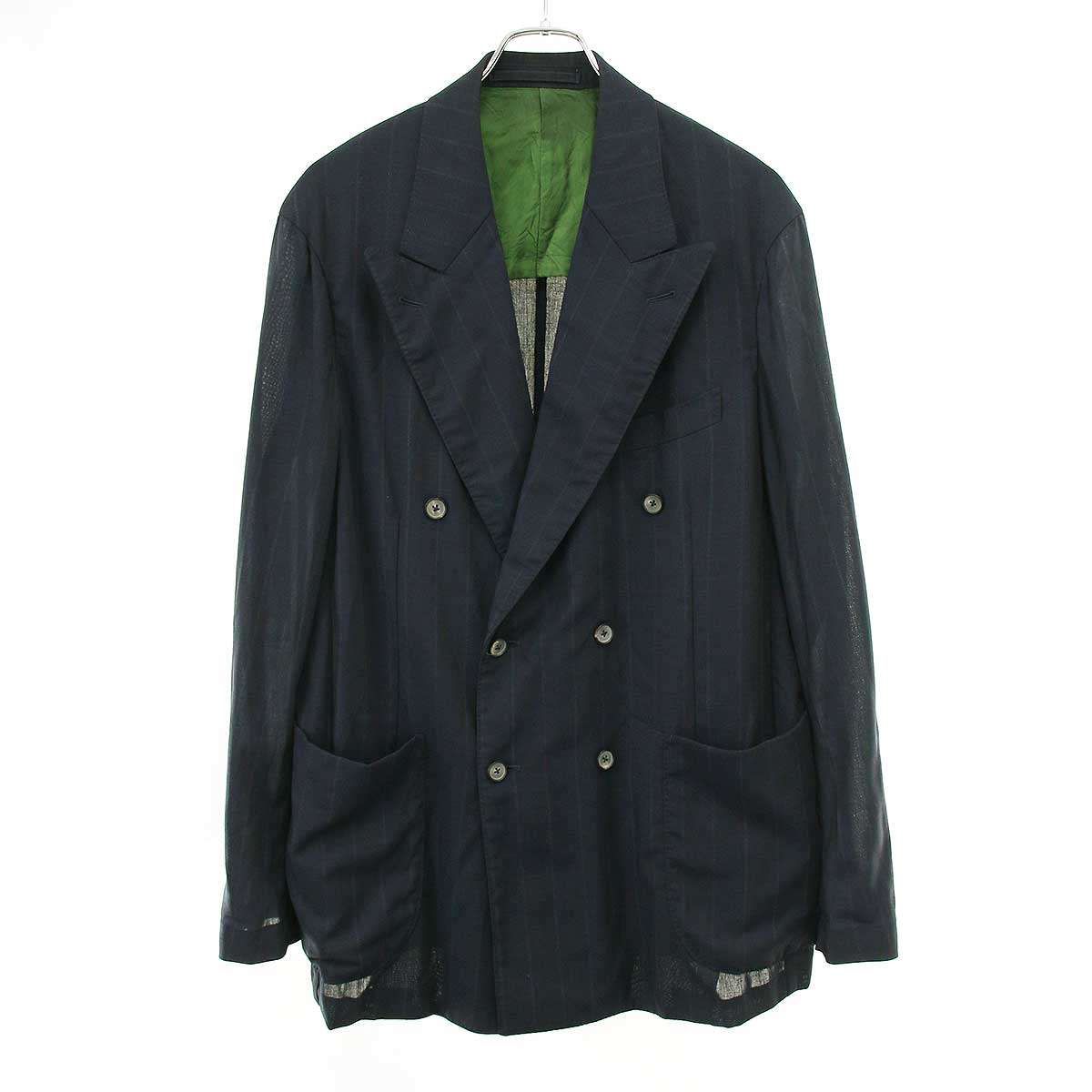 MAATEE＆SONS マーティーアンドサンズ UNCON WASHED DOUBLE BREASTED JACKET ダブルブレステッドテーラードジャケット MT5103-0002B ネイビー 3 62,425円