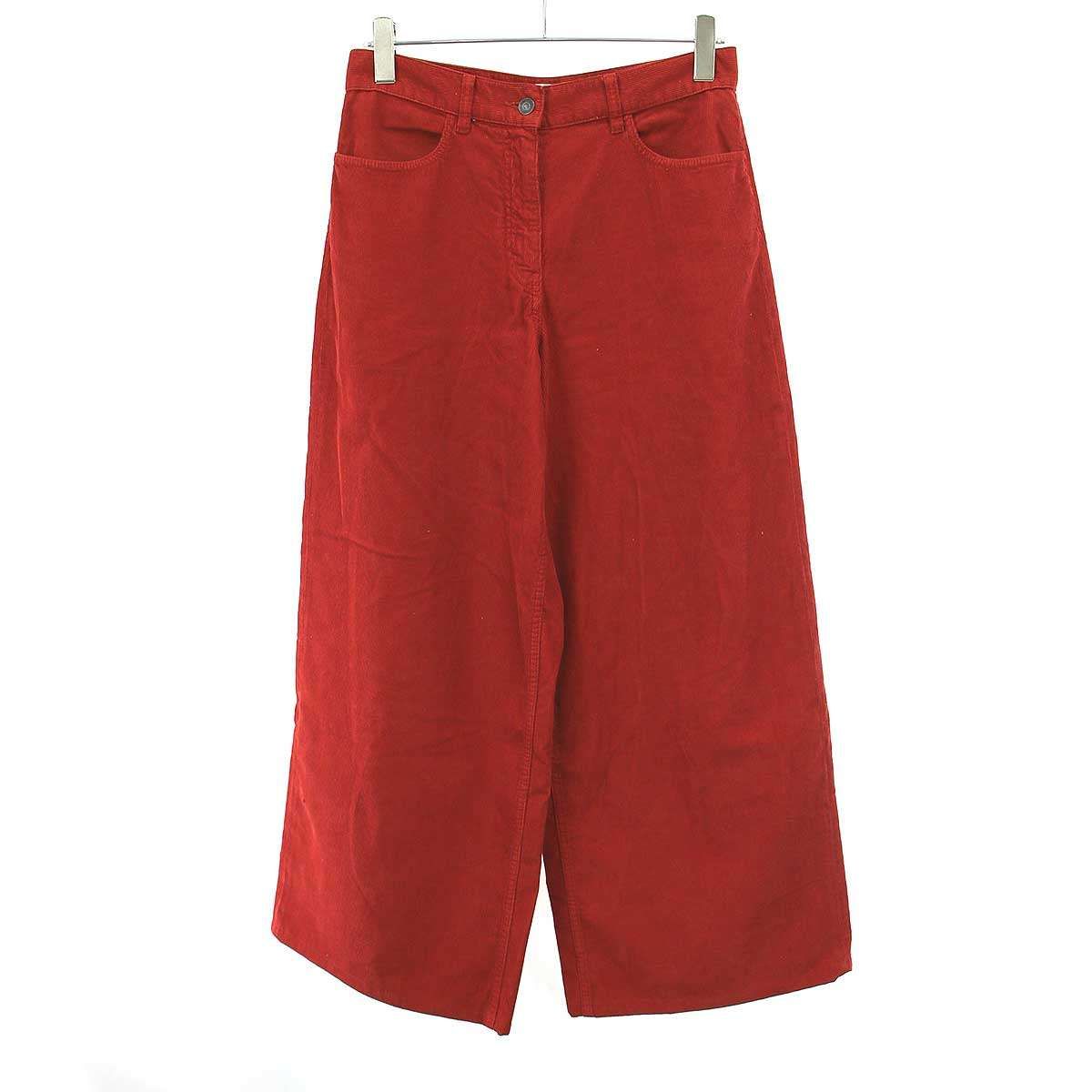 THE ROW ザ ロウ Chan Pant ワイドレッグコーデュロイパンツ 7780 W2962 レッド 2