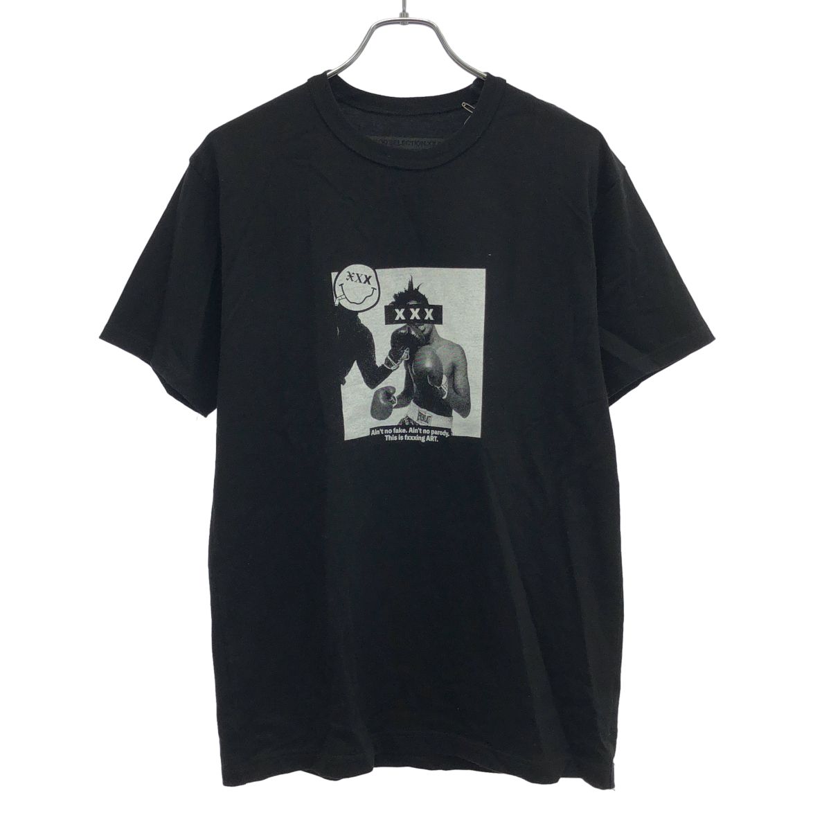 GOD SELECTION XXX ゴッド セレクション トリプルエックス プリントTシャツ ブラック M