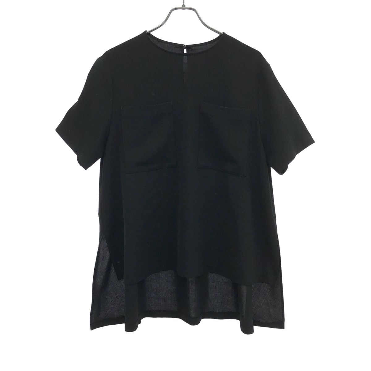 ADORE アドーア ハイツイストショートスリーブブラウス 531-3110601 ブラック 38