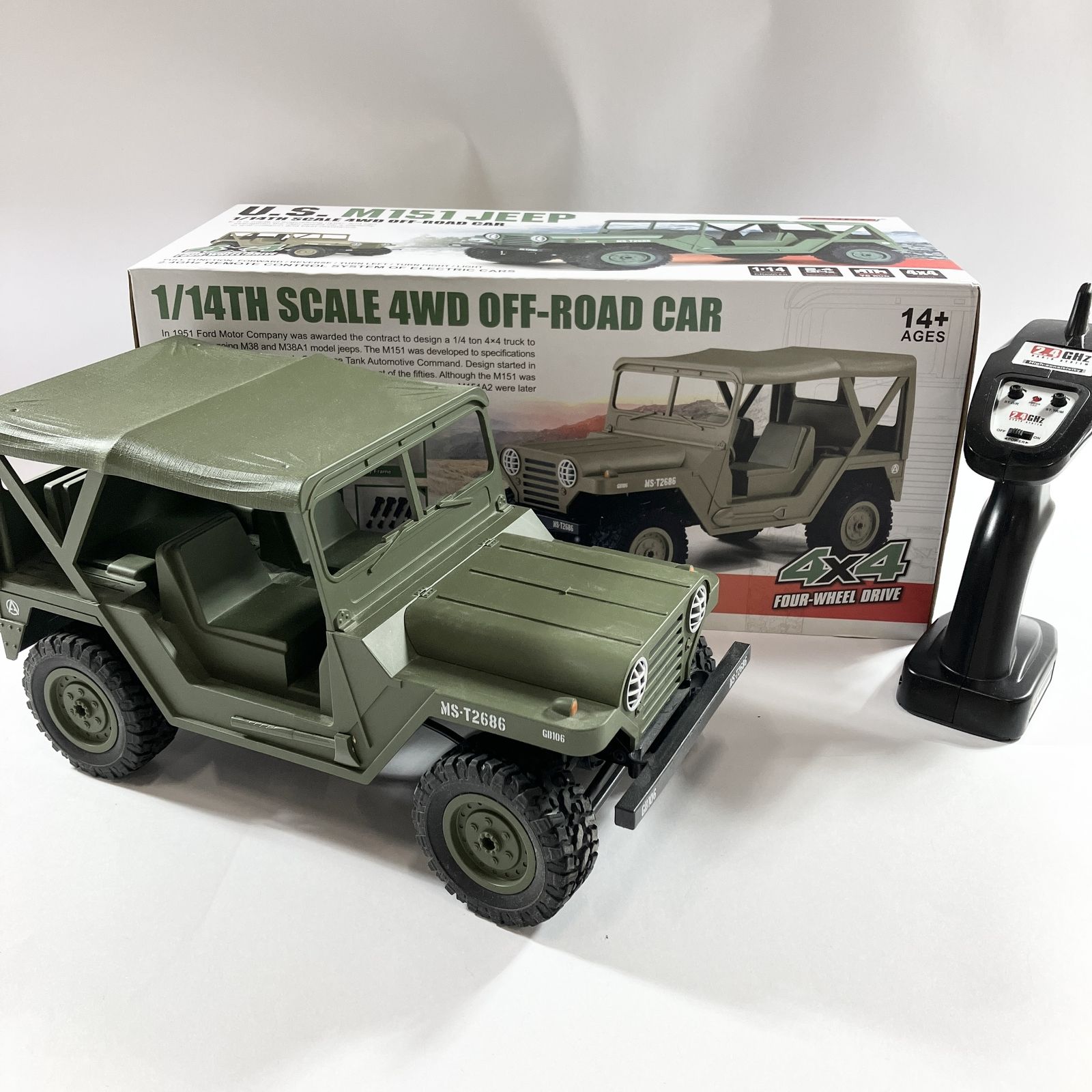 ☆ SUBOTECH サボテック BG1522 ラジコン 1/14 4WD ジープタイプ RC