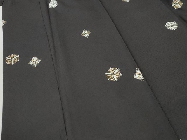 平和屋着物●上質な小紋　松葉文　金彩　やまと誂製　正絹　逸品　CABI3565yc
