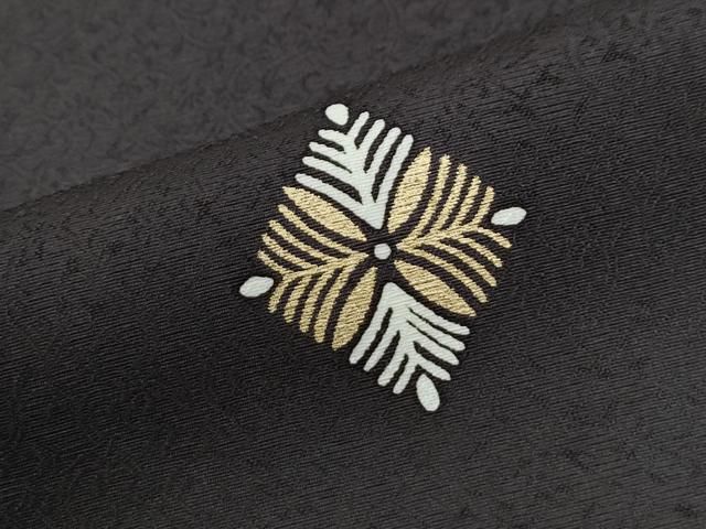平和屋着物●上質な小紋　松葉文　金彩　やまと誂製　正絹　逸品　CABI3565yc