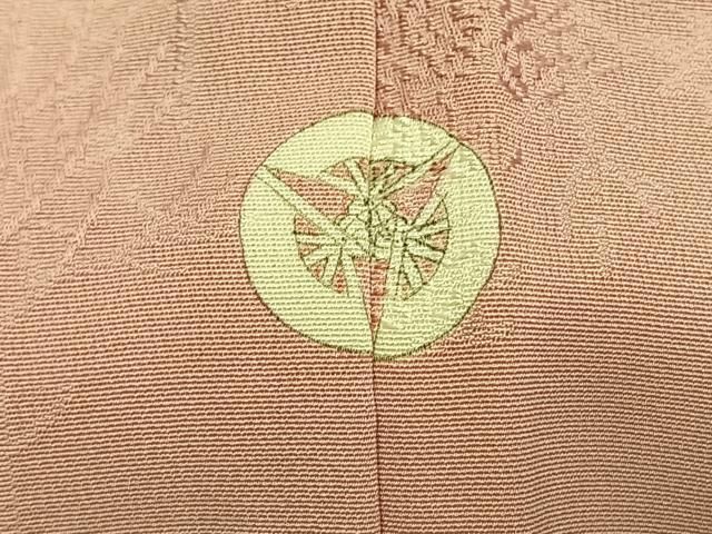 平和屋着物●上質な色無地　樹林地紋　虹色　正絹　逸品　未使用　AABK7865fy