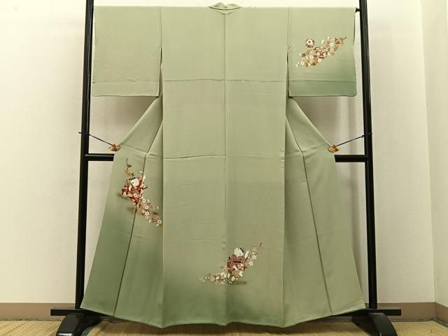 平和屋着物●訪問着　童子遊び　暈し染め　金彩　正絹　逸品　BAAY3736hj 21,840円