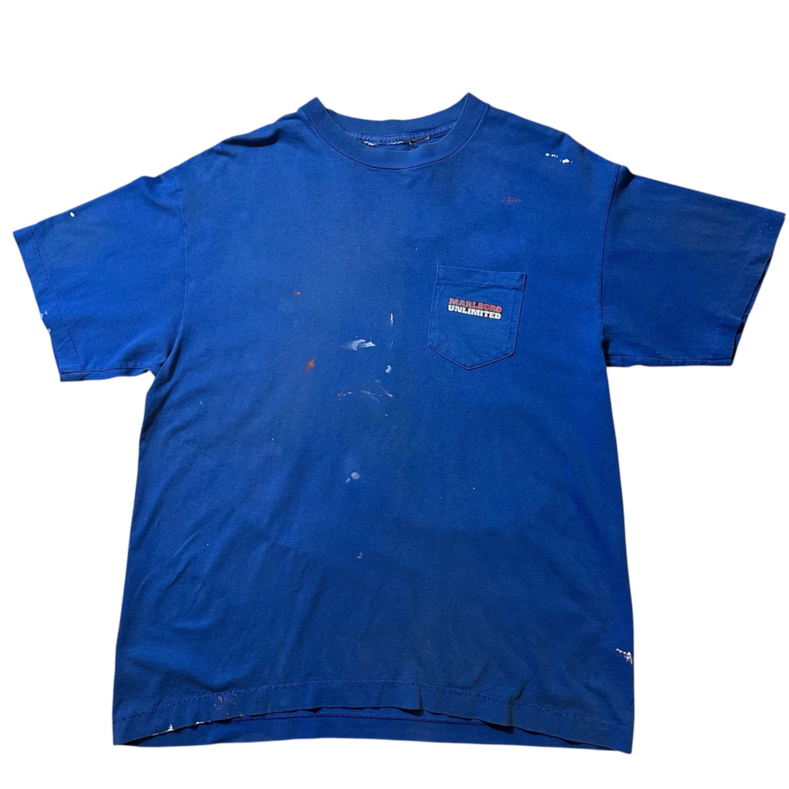 90s Marlboro unlimited Pocket T-shirt / 90年代 マルボロ アンリミテッド ポケット Tシャツ【F581】 15,265円