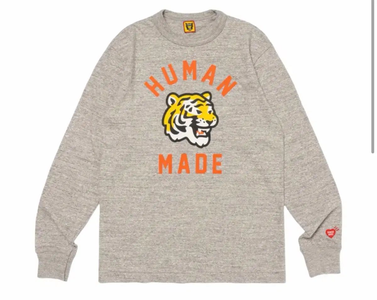 HUMAN MADE グラフィック ロングスリーブ Tシャツ グレー
