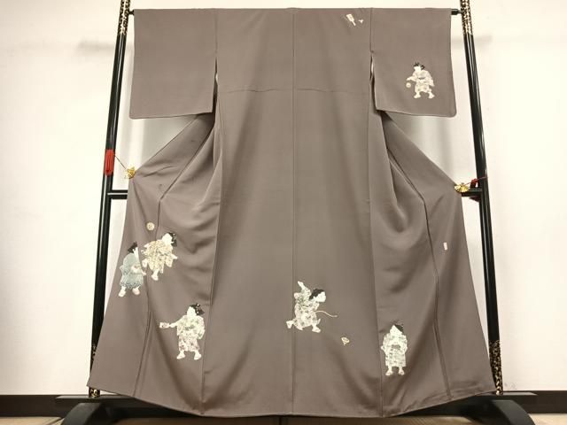 平和屋着物●訪問着　作家物　人物文　金彩　正絹　逸品　未使用　AABJ4616fy 30,420円