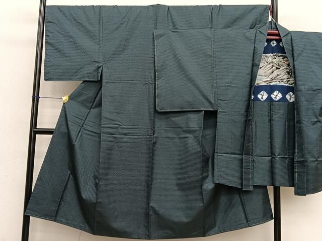 平和屋着物●男性　本場大島紬　アンサンブル　100亀甲　総詰め　正絹　逸品　未使用　BAAX7329hv 27,885円