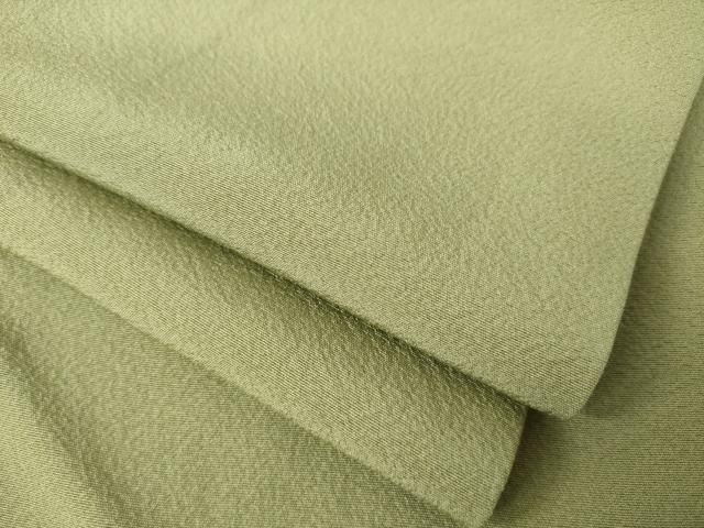 平和屋着物●上質な色無地　鶸茶色　正絹　逸品　AABK0013ck 20,306円
