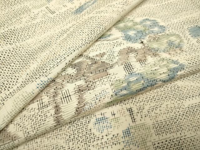 平和屋着物▽上質な紬　単衣　風景文　正絹　逸品　DABH4539du 22,776円