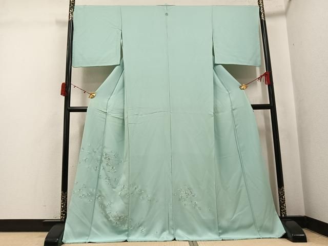 平和屋着物●豪華色留袖　総刺繍　舞花文　正絹　逸品　AABJ6347ph 21,840円
