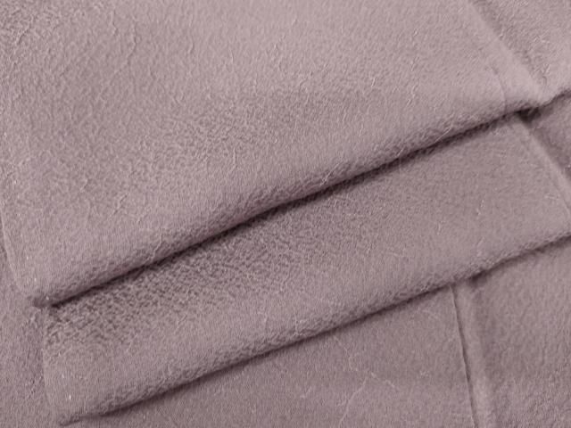 平和屋着物●上質な色無地　紋意匠　浅紫色　正絹　逸品　AABJ3840cs