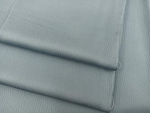 平和屋着物●上質な色無地　藍鼠色　正絹　逸品　BAAX5737mz