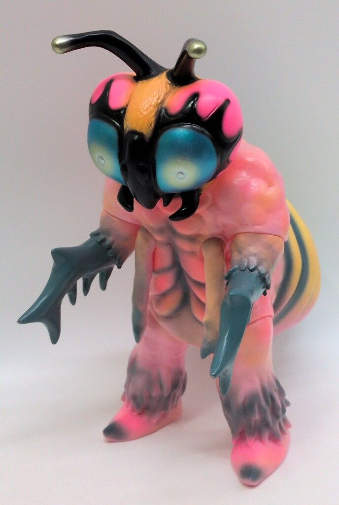 ドリームロケット 仮面の忍者 赤影/怪忍獣包囲陣 大蟻怪獣 ガバリ ピンク成型/黄/青