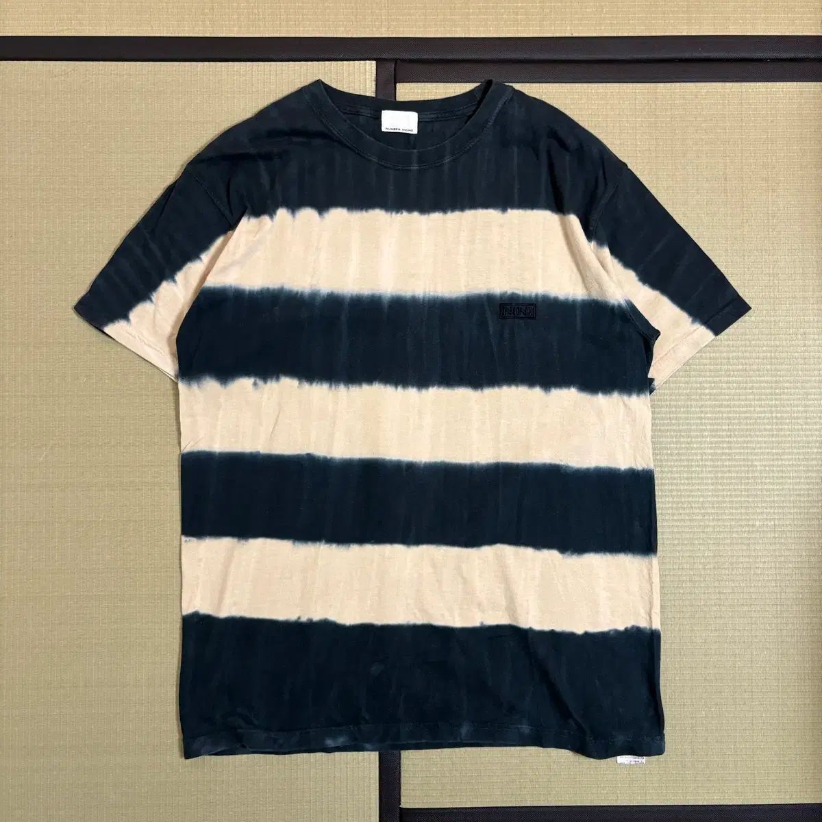 NUMBER(N)INE(ナンバーナイン) タイダイ ボーダー 半袖 Tシャツ
