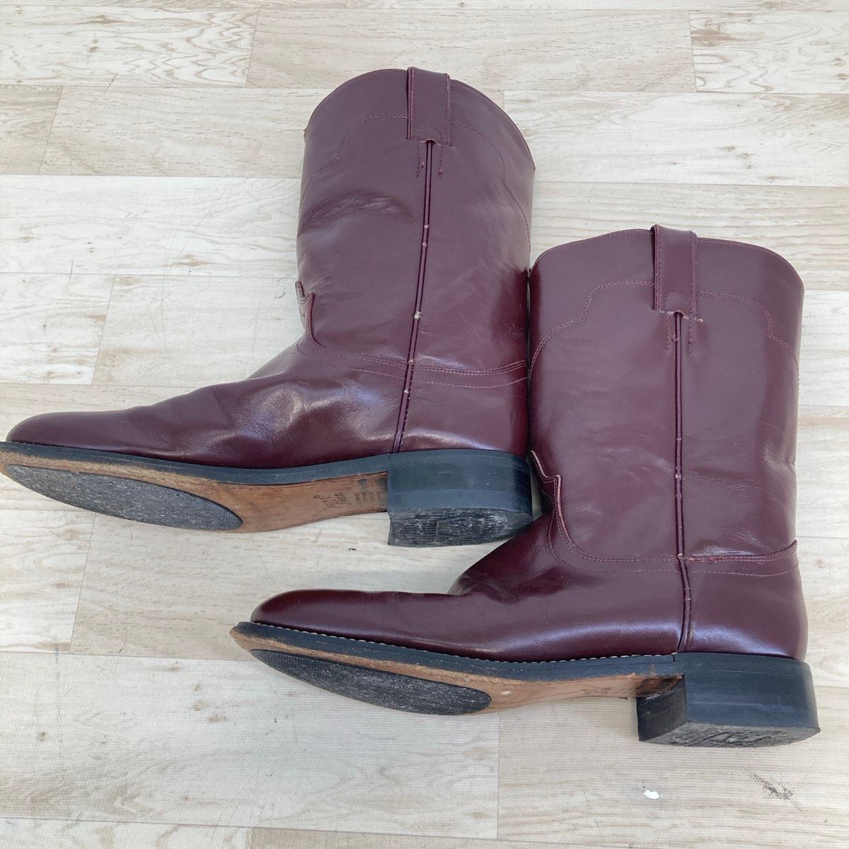 Tony Lama トニーラマ ウエスタンブーツ US7.5 USA製 Tony Lama/トニーラマ ウエスタンブーツ ボルドー/ワインレッド系 US7