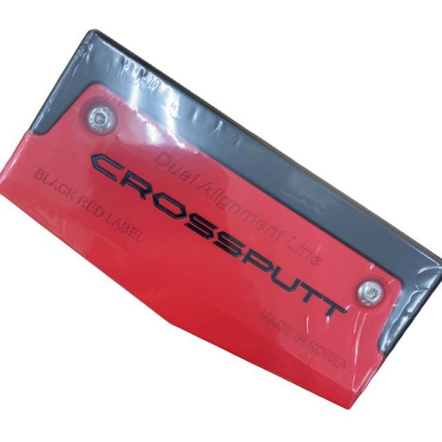 【中古】 CROSSPUTT CROSSPUTT RED BLACK LABEL(レッド) 34インチ パター PT スチール (フレックスその他) メンズ 男性用 右利き 右用 Nランク ゴルフクラブ