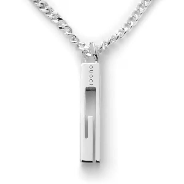 グッチ カットアウトG シルバーネックレス 225055-J8400-8106