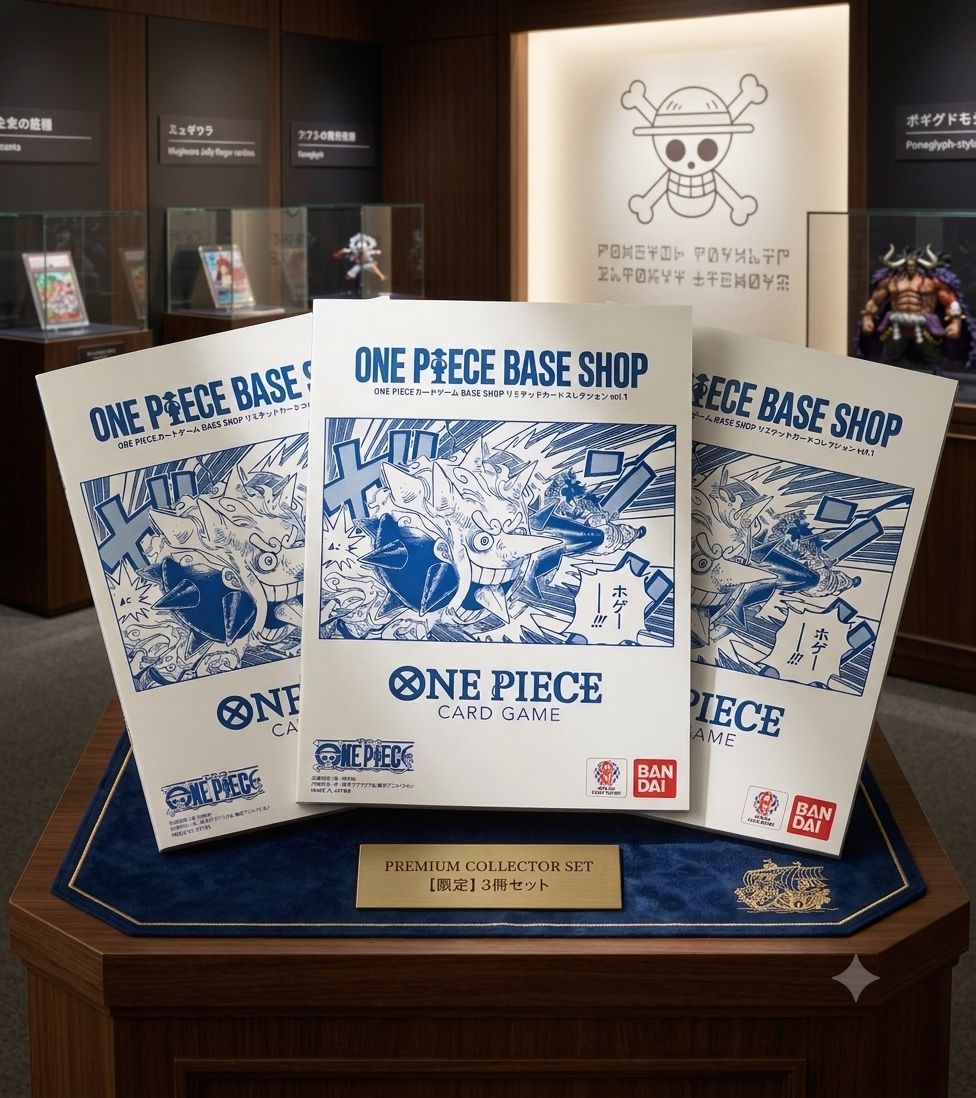 ✓人気商品【3冊セット】ONE PIECE カードゲーム BASE SHOP リミテッド