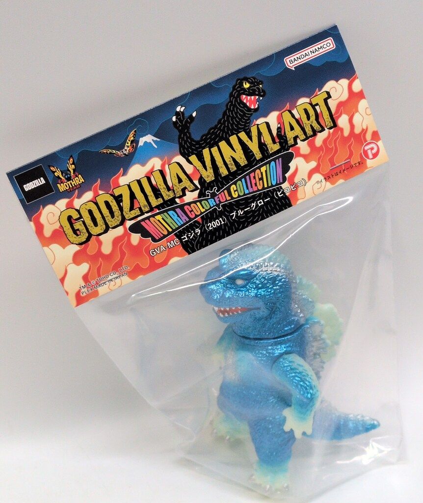 プレックス GODZILLA VINYL ART ピコピコ GVA-MC ゴジラ(2001) ブルー