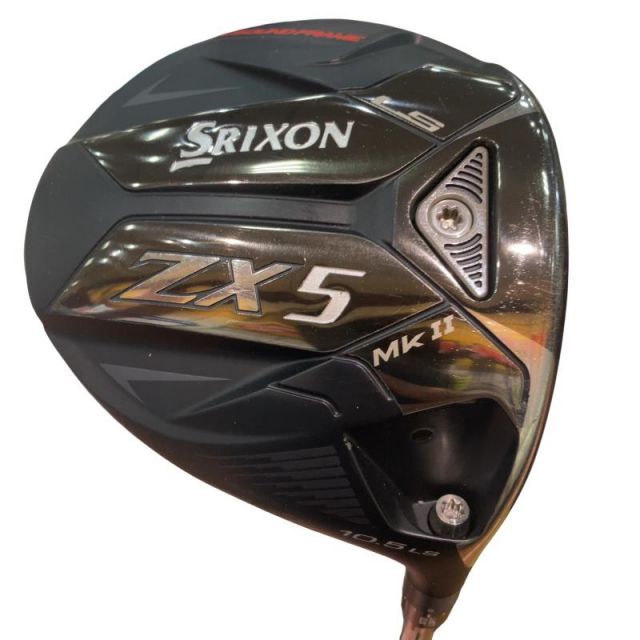 【中古】 ダンロップ SRIXON ZX5 Mk II LS 10.5° ドライバー DR 純正特注シャフト (フレックスS) メンズ 男性用 右利き 右用 Cランク ゴルフクラブ