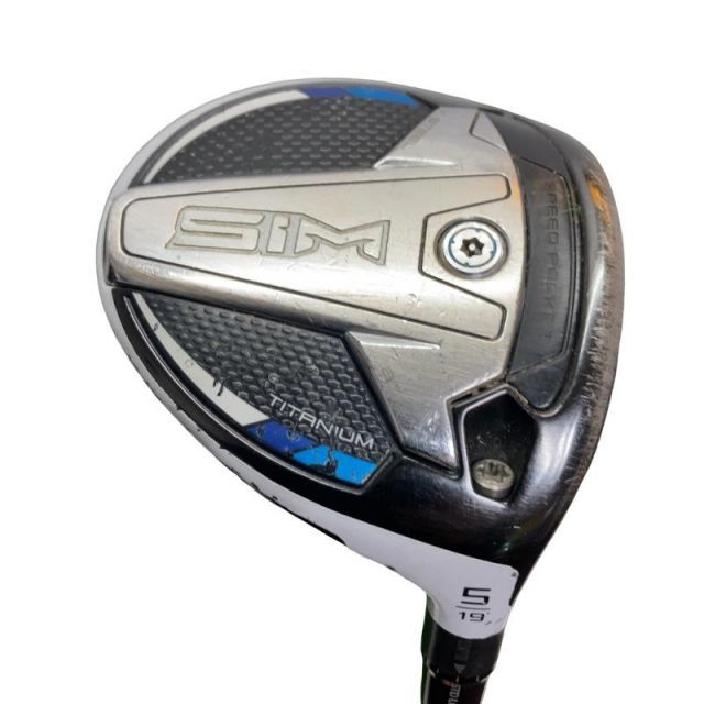 【中古】 テーラーメイド SIM 5W フェアウェイウッド FW Tour AD XC-6 (フレックスS) メンズ 男性用 右利き 右用 Cランク ゴルフクラブ