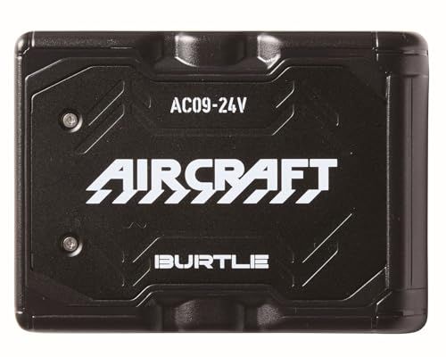 BURTLE バートル エアークラフト 2025年モデル 24Vリチウムイオンバッテリー(※2024年モデル ファンユニット互換性あり) マットブラック AC09 78 F | 容量4900mAh 最大風量105L/S 4段階電圧調整 ファンユニットへの動力供