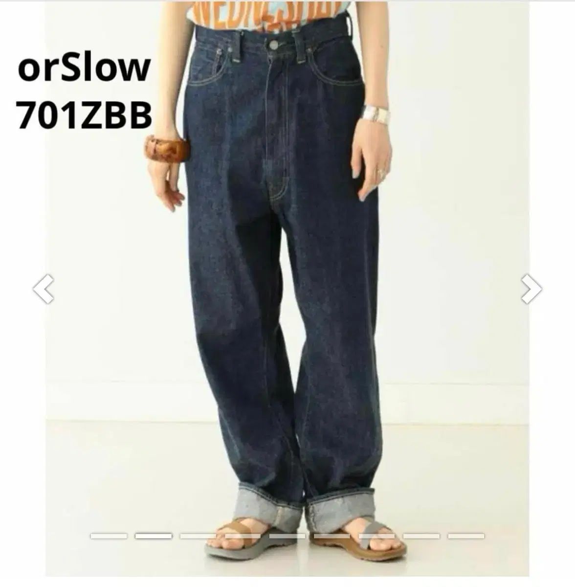 (レディース) orSlow オアスロウ ビームス 別注 701ZBB マンロー デニム パンツ