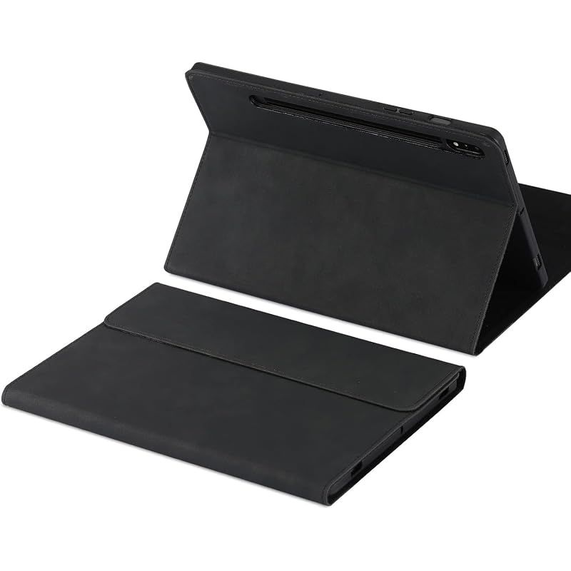 【新品】 Galaxy Tab S6 Lite 10.4インチ ケース S Pen 収納【キーボード付も収納可能カバー】耐衝撃 全面保護ケース スタイラスホルダー付き 磁気吸着 Android タブレットギャラクシー Tab S6 Lite 保護ケース手帳 オ