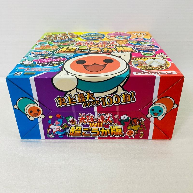 動作確認済み】【ソフト欠品】太鼓の達人Wii 超ごうか版