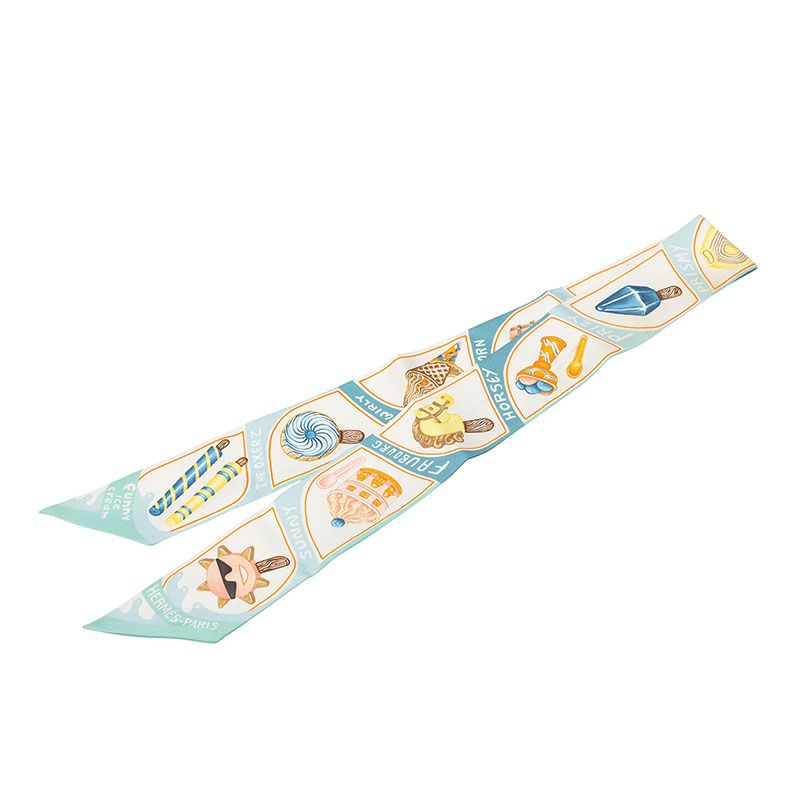 エルメス ツイリー FUNNY ICE CREAM ファニーアイスクリーム スカーフ