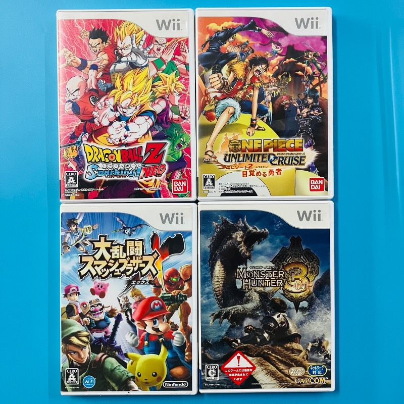 4点セット】Wii ドラゴンボールZ Sparking! NEO ワンピース