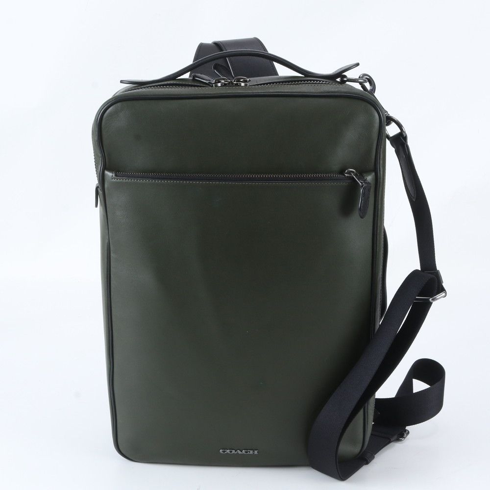 美品 コーチ グラハム コンバーチブル C6876 レザー 3way ビジネス バッグ リュック 斜め掛け ショルダー A4 メンズ WIE EL11-5【中古】 15,904円