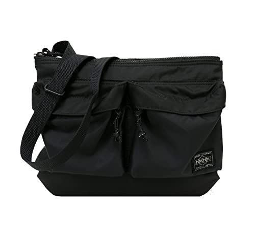 [ポーター] 正規販売店 フォース ミニショルダーバッグ FORCE (ナイロンオックス, 1.black(ブラック))i