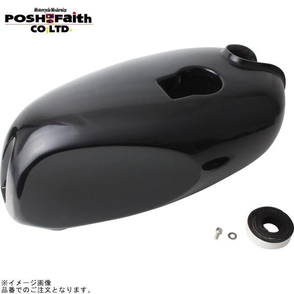 POSH ポッシュ 904101-20 カフェ・スリータンクカバー ブラックゲルコート | SR400/500