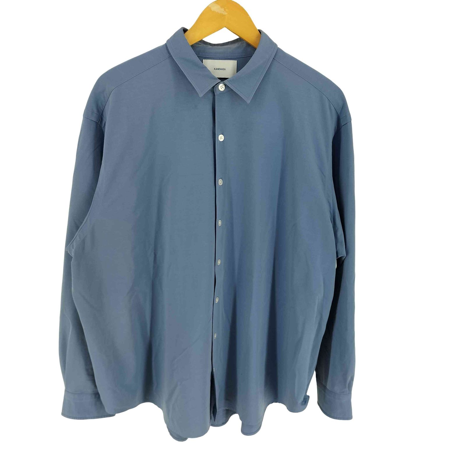 ユーズドフルギ USED古着 KANEMASA 22AW Royal Ox Dress Knit Loose Fit shirt(ULTRAMARINE) メンズ 2