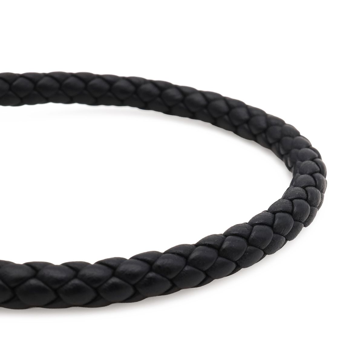 HERMES エルメス グレナンH ブレスレット レザー メタル ブラック 黒