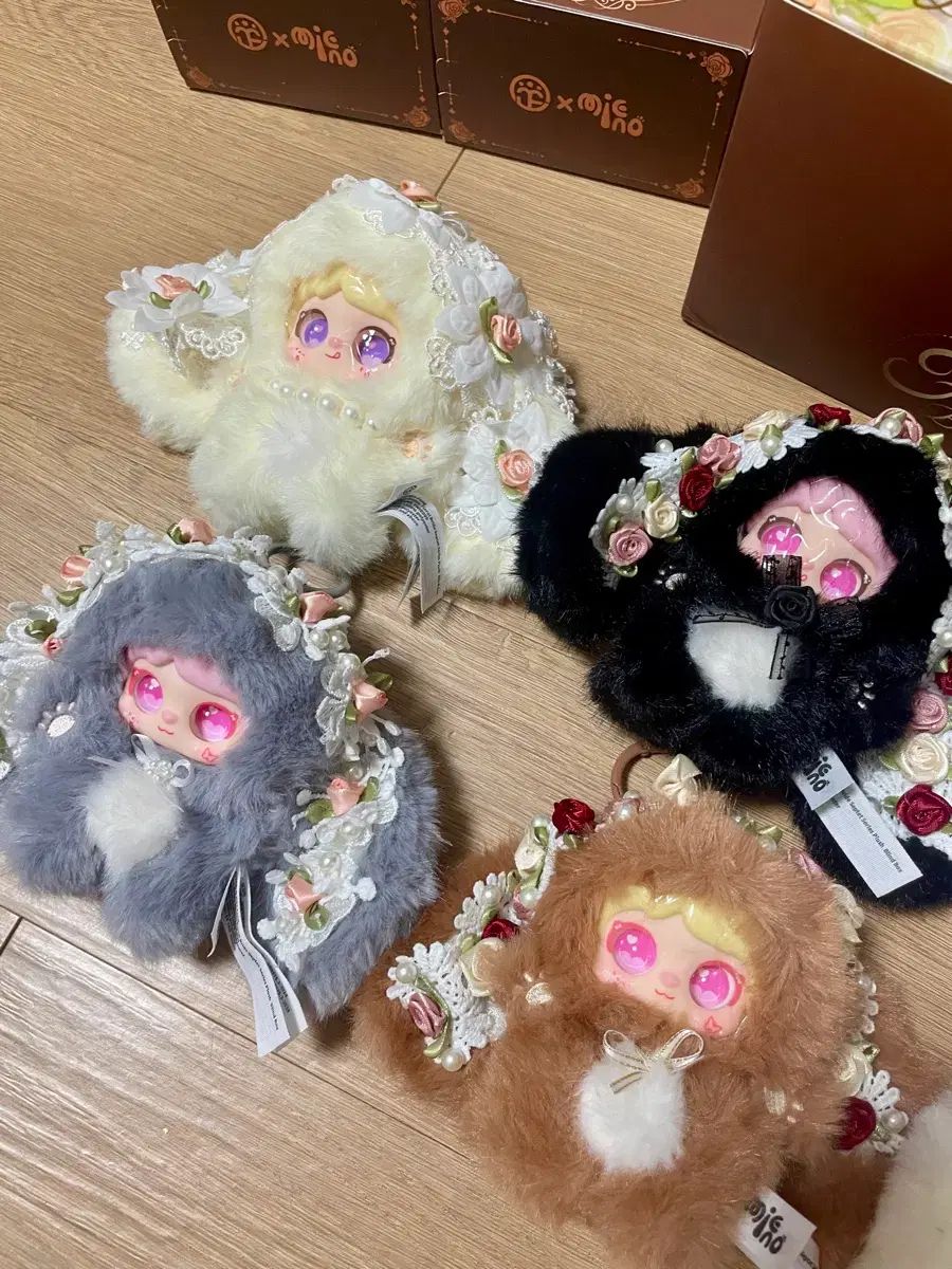 ミエル ミニ ウェディング 花嫁 フルセット ぬいぐるみ