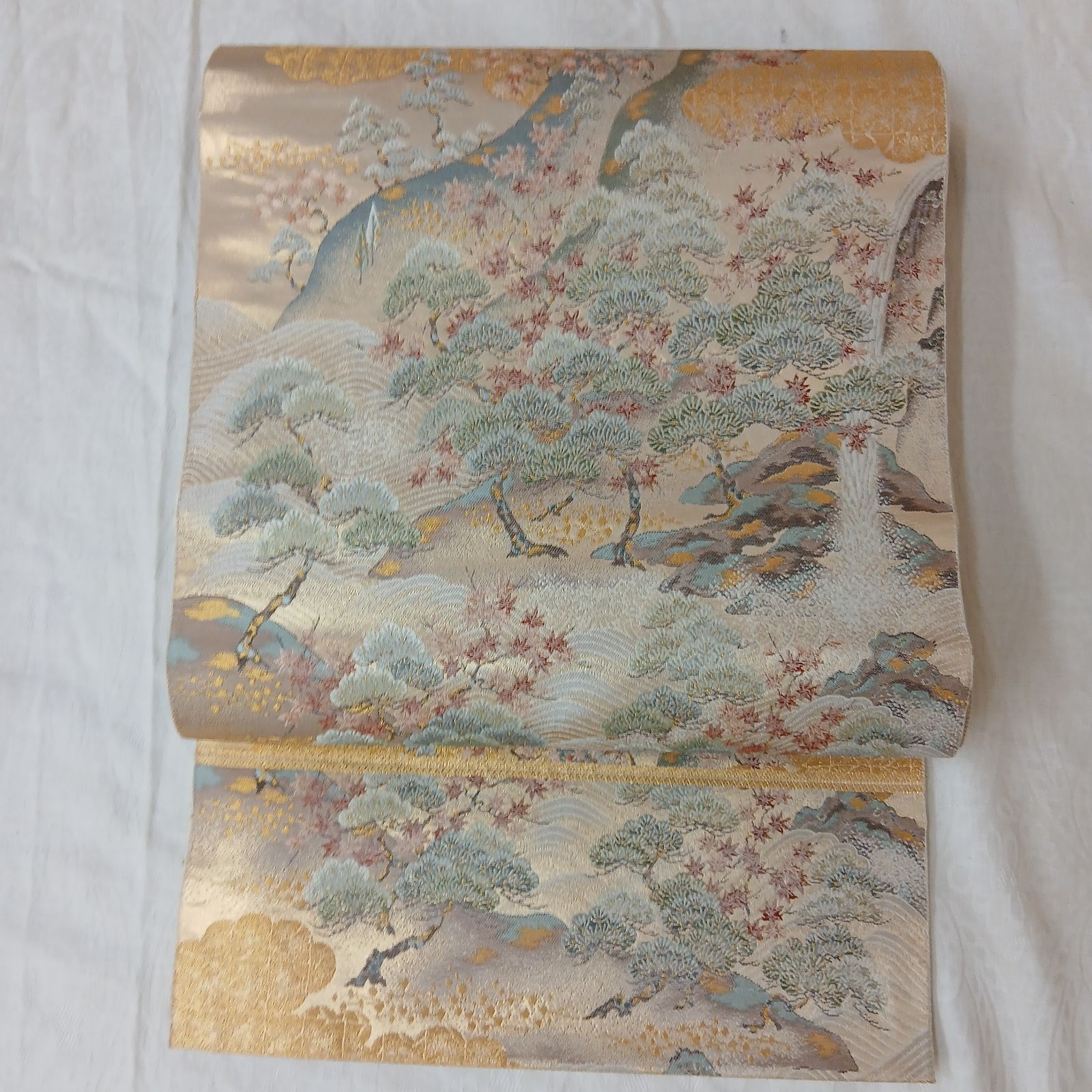 本金箔　袋帯　正絹　ろ29G18