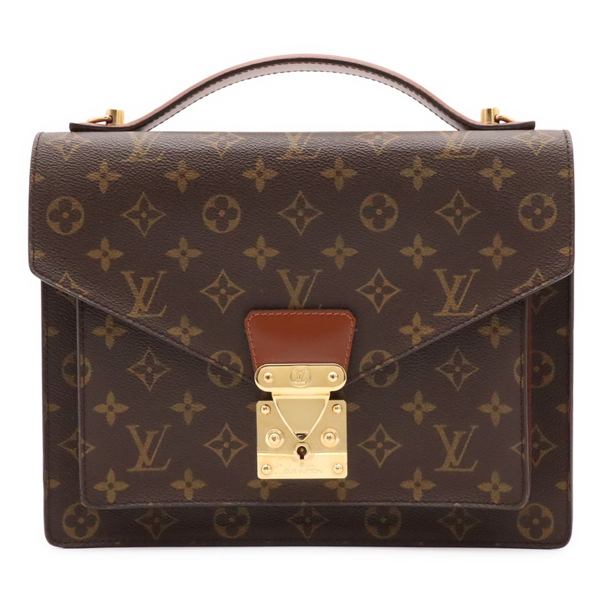 LOUIS VUITTON ルイ ヴィトン モノグラム モンソー28 セカンドバッグ