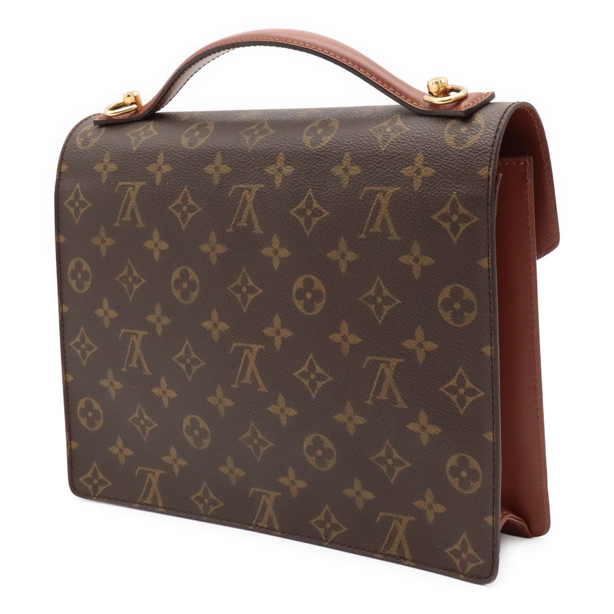 LOUIS VUITTON ルイ ヴィトン モノグラム モンソー28 セカンドバッグ