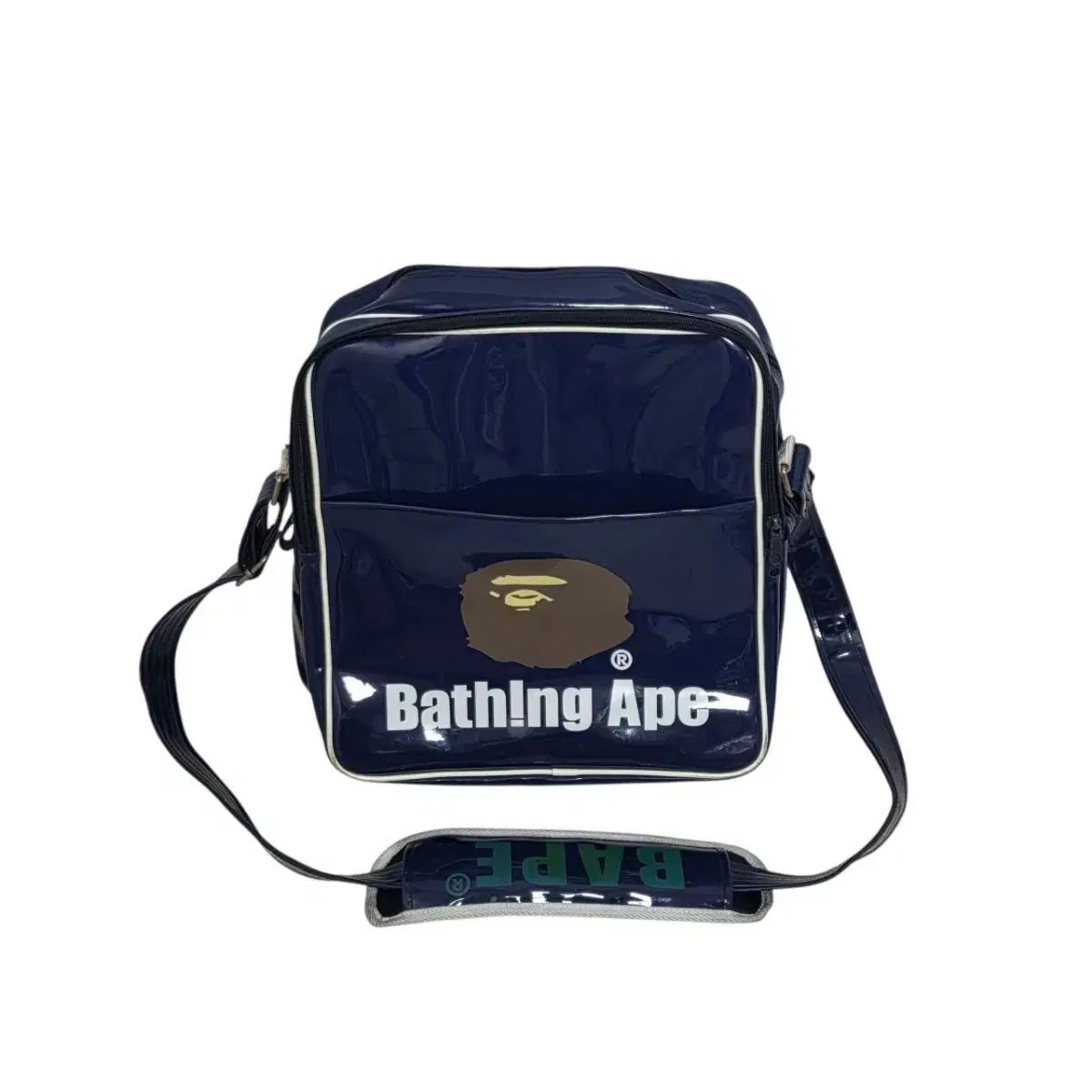 BAPE OG アベイシングエイプ vinyl メッセンジャー バッグ