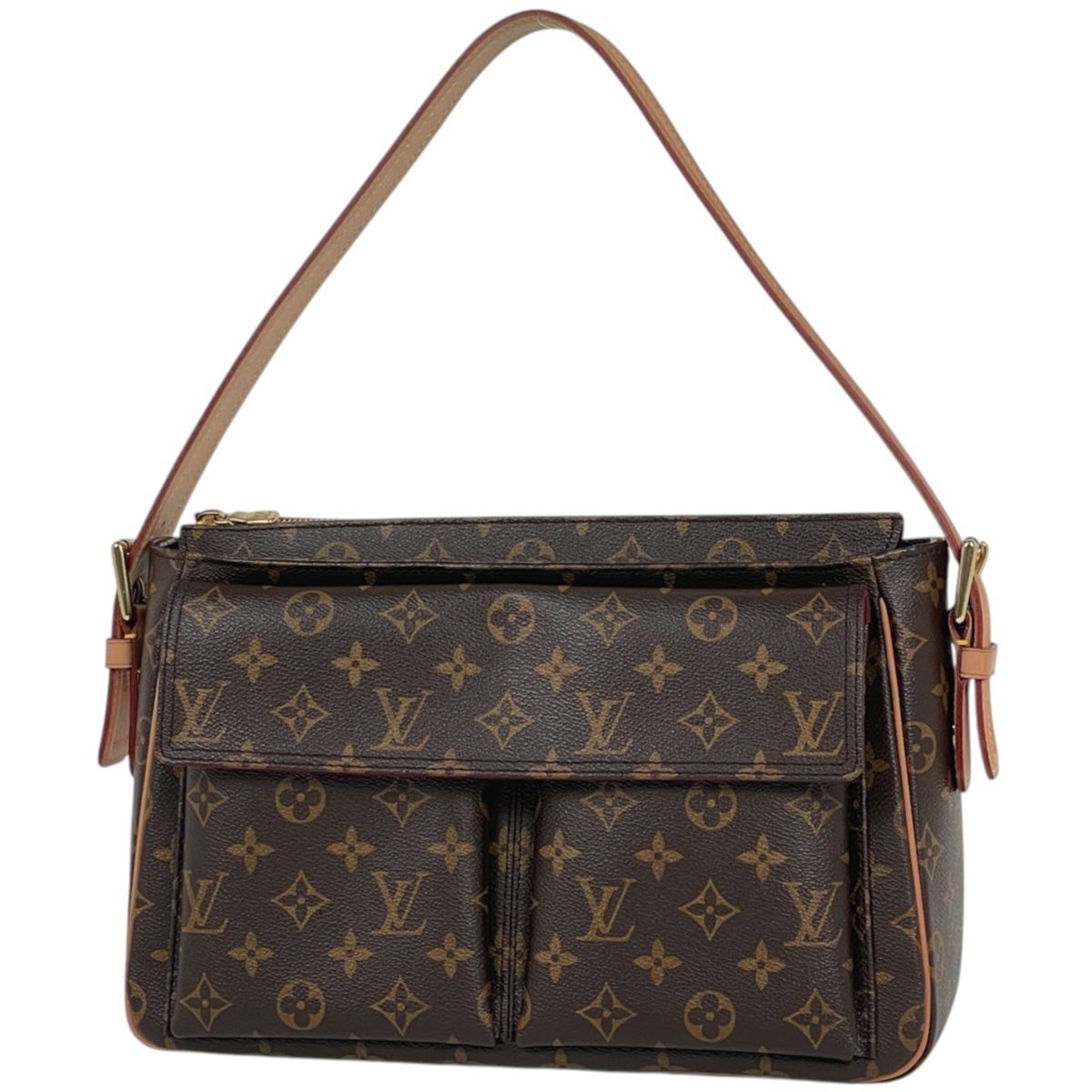 ルイ・ヴィトン Louis Vuitton ヴィバ シテGM ショルダーバッグ モノグラム ブラウン M51163 レディース 【中古】