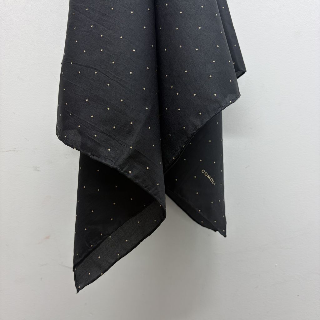 COMOLI コモリ 24AW Silk Dots Scarf シルクスカーフ A03-07009