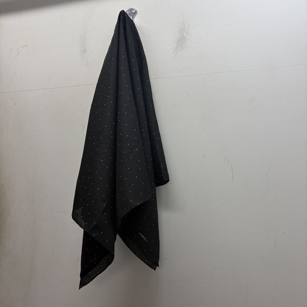 COMOLI コモリ 24AW Silk Dots Scarf シルクスカーフ A03-07009