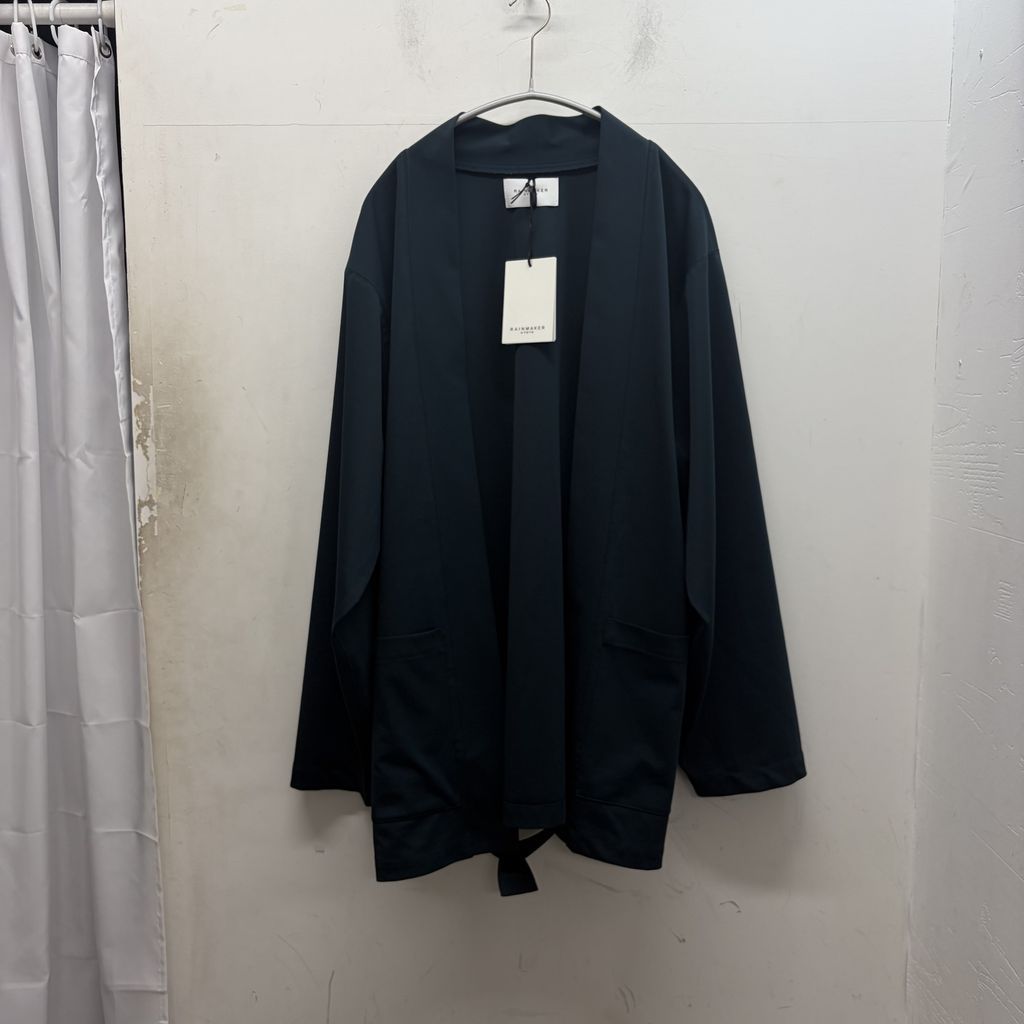 RAINMAKER レインメーカー 23SS MATTE JERSEY BELTED JACKET ジャケット RM231-006 グリーン size:4【中目黒B07】