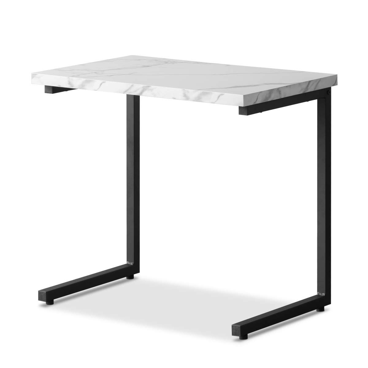 ottostyle.jp ソファサイドテーブル ワイド 【大理石柄/ホワイト】 ハニカム構造天板 耐荷重15kgのしっかり設計 幅60cm ベッドサイド 寝室 インテリア 家具ｍａ 7,185円