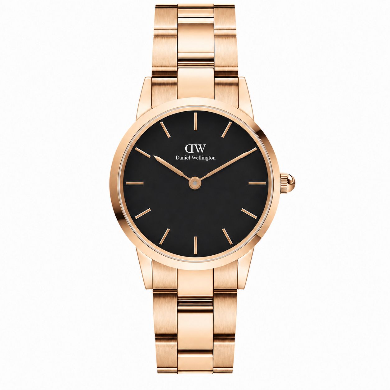 【ギフト対応可】ダニエルウェリントン DANIEL WELLINGTON 腕時計 Iconic Link Black Rose Gold 32 アイコニック リンク ブラック ローズゴールド アナログ 人気 ブランド おしゃれ 誕生日 プレゼント 送料無料
